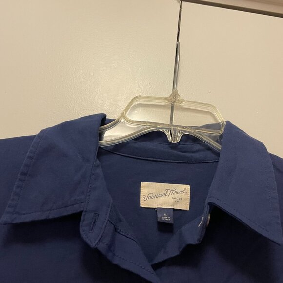 Universal‎ Thread Midi Shirt Dress Navy Excellent Condition Size S - Picture 6 of 7